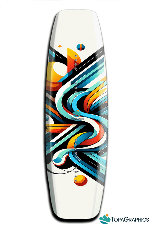 Abstract Art Wakeboard Wrap