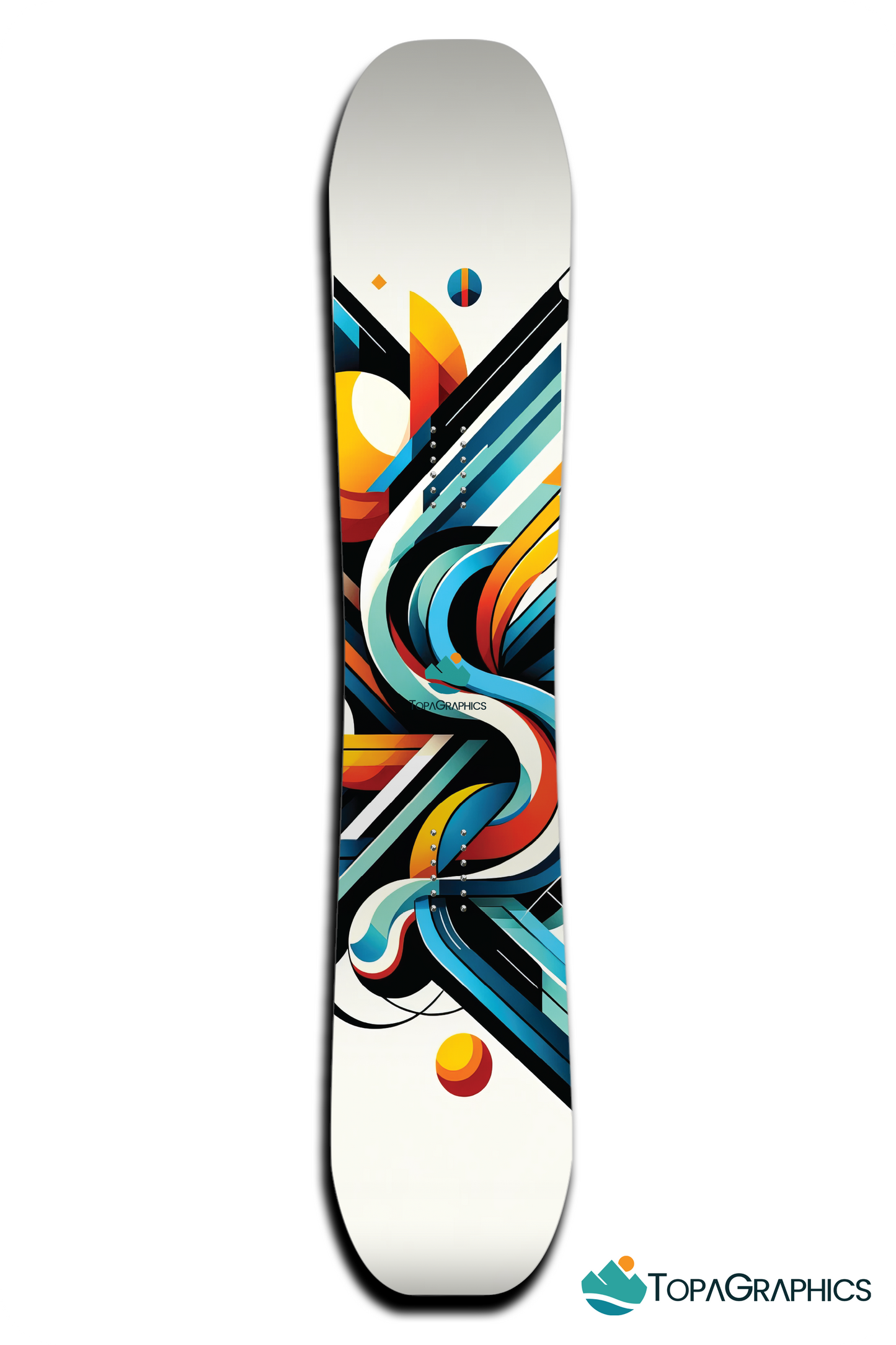 Abstract Art Snowboard Wrap
