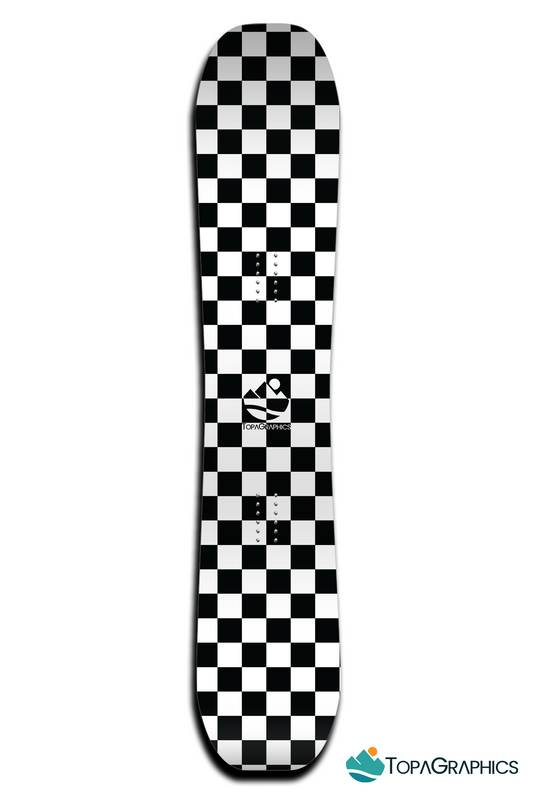 Checker Snowboard Wrap