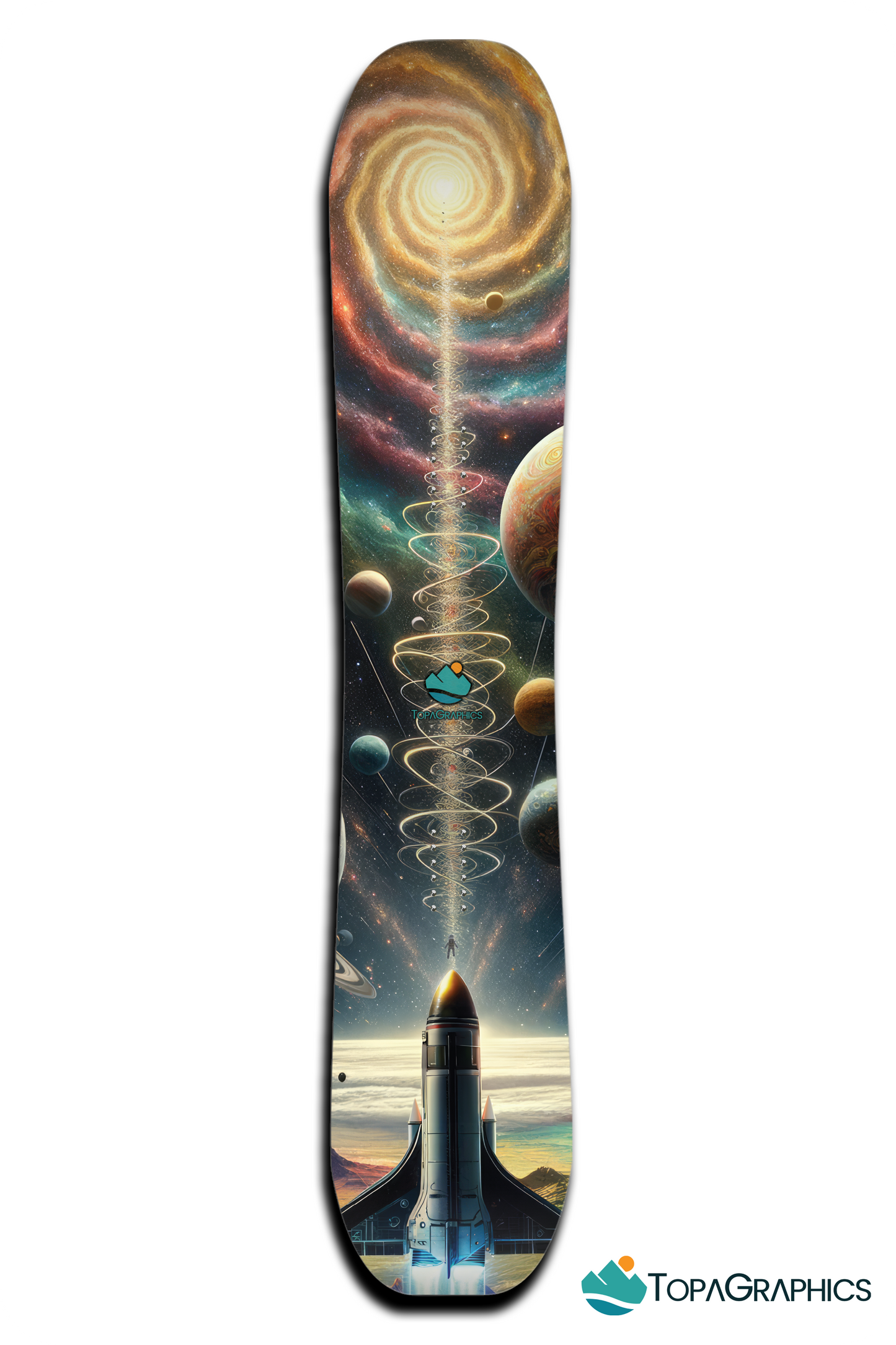 Space Adventure Snowboard Wrap