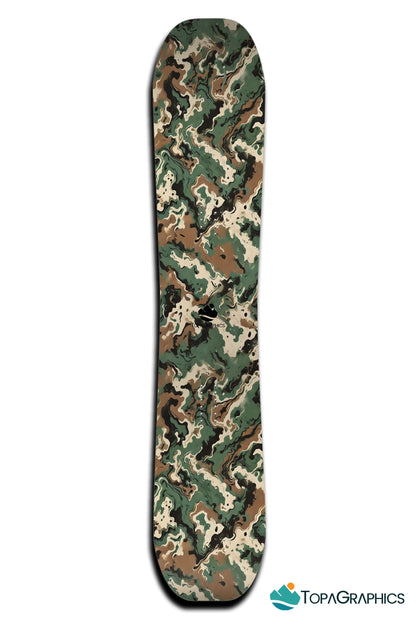 Camo Snowboard Wrap