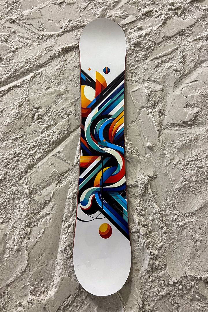 Abstract Art Snowboard Wrap