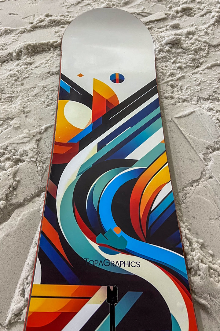 Abstract Art Snowboard Wrap