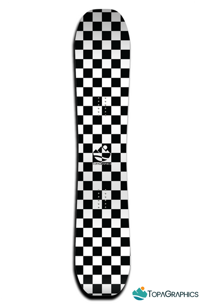 Checker Snowboard Wrap