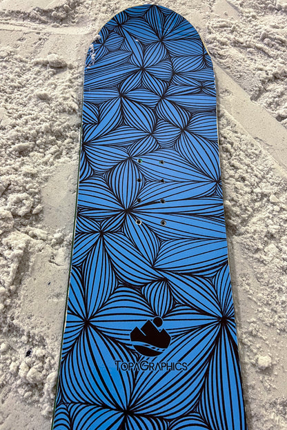 Geometric Web Snowboard Wrap