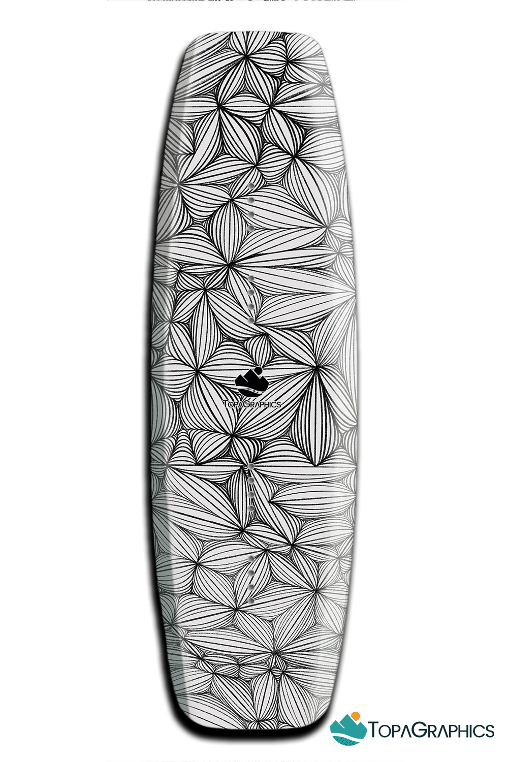 Geometric Web Wakeboard Wrap