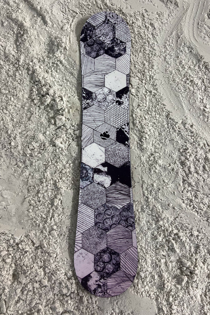 Hex Pattern Snowboard Wrap