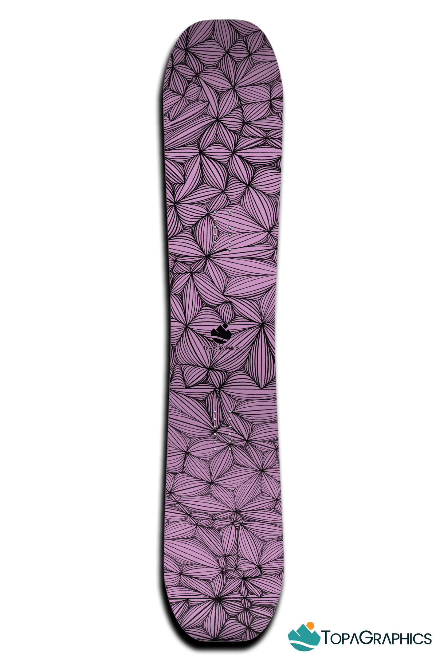 Geometric Web Snowboard Wrap