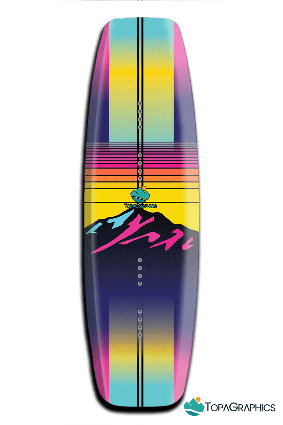 Neon Retro Wakeboard Wrap – TOPAGRAPHICS