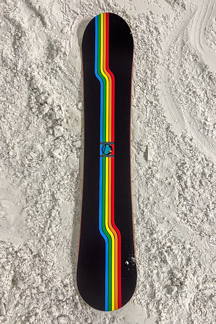 Retro Stripes Snowboard Wrap