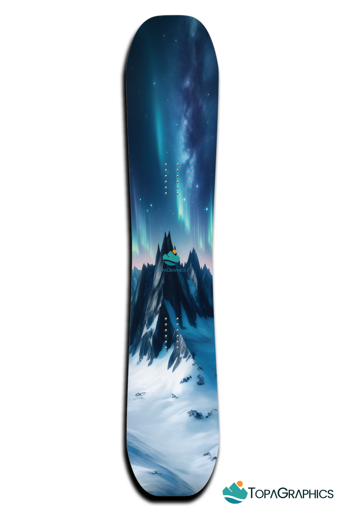 Snowy Mountains Snowboard Wrap