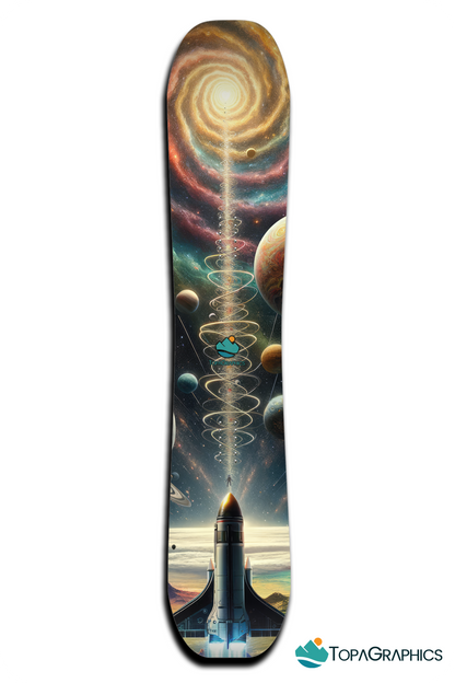 Space Adventure Snowboard Wrap