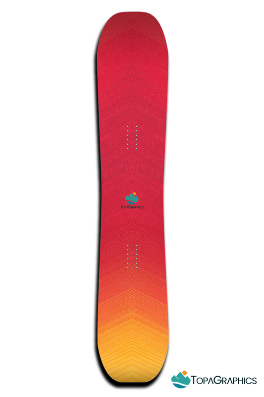 Textile Pattern Snowboard Wrap